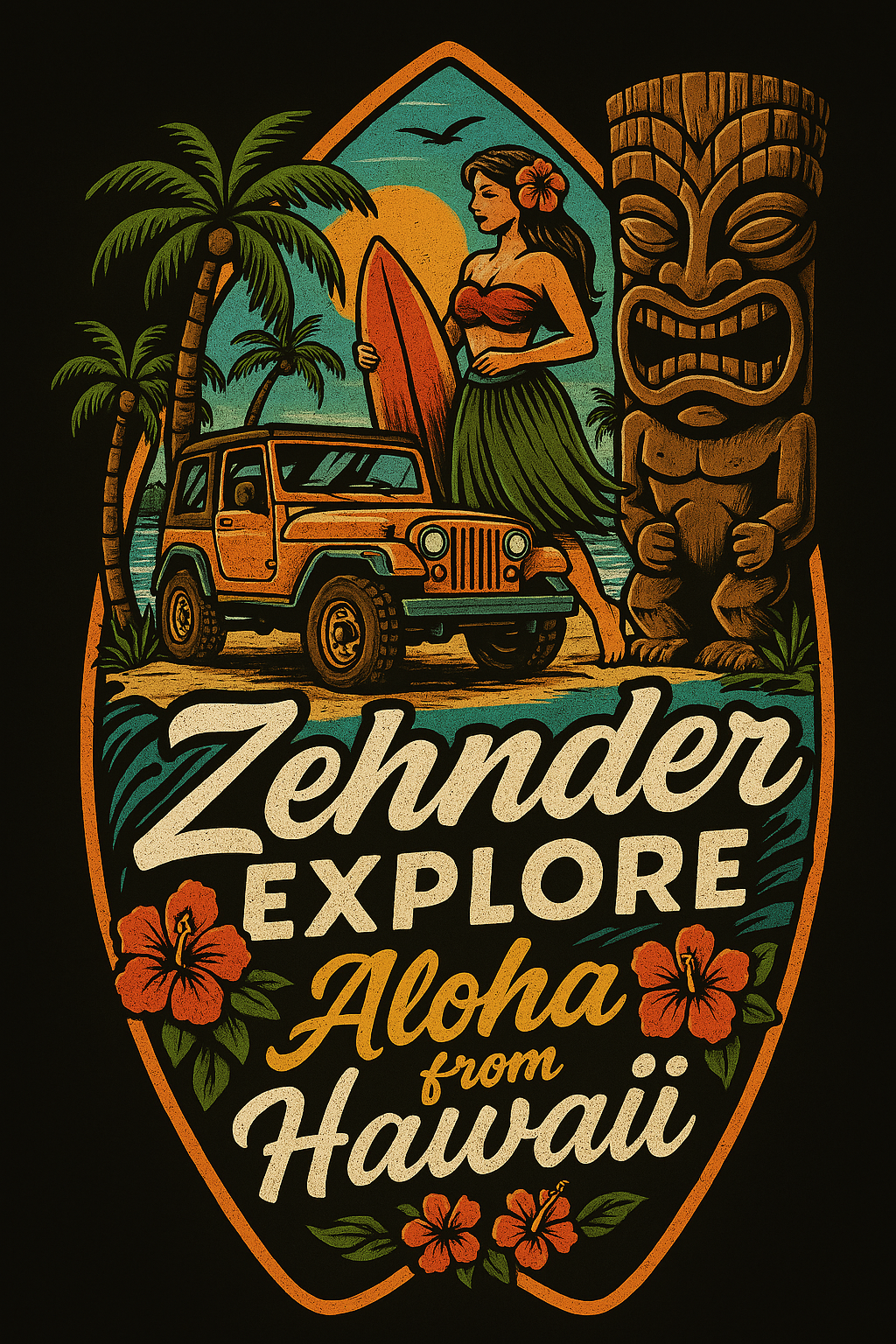 Explore the World: Hawaii Basic Unisex